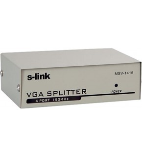 S-link msv-1415 1PC-4 Vga 150mhz Monitör Çoklayıcı