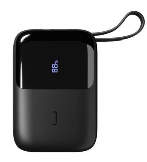 S-link P109M 10000mAh PD20W .5W Siyah LCD Taşınabilir Pil Şarj Cihazı Powerbank