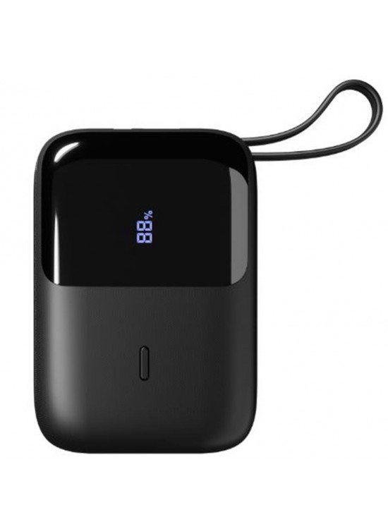 S-link P109M 10000mAh PD20W .5W Siyah LCD Taşınabilir Pil Şarj Cihazı Powerbank