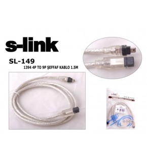 S-link SL-149 IEEE1394 4PİN TO 9PİN 1.5m Firewire Kablosu