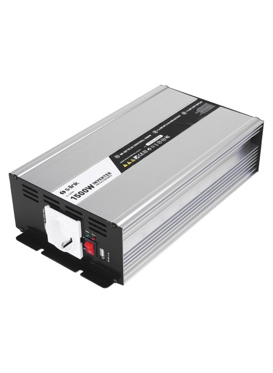 S-link SL-1500W 1500W DC12V-AC230V İnverter
