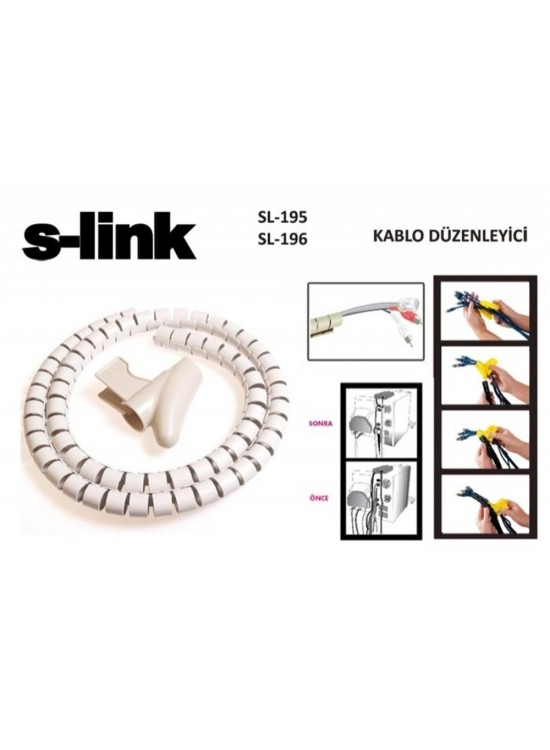 S-link SL-195 22mm 20mt Kablo Toplayıcı S-link SL-195 22mm 20mt Kablo Toplayıcı
