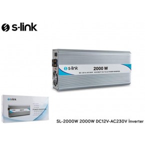 S-Link Sl-2000W 2000W Dc12v-Ac230v İnverter