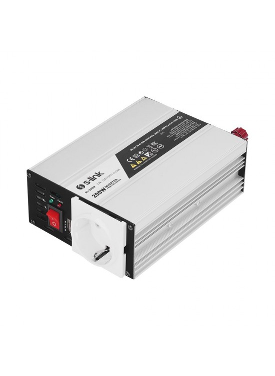 S-link SL-200W 200W Çakmaktan Power Inverter S-link SL-200W 200W Çakmaktan Power Inverter