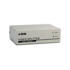 S-link SL-2504 4 VGA 250Mhz Monitör Splitter