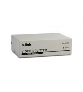 S-link SL-2504 4 VGA 250Mhz Monitör Splitter