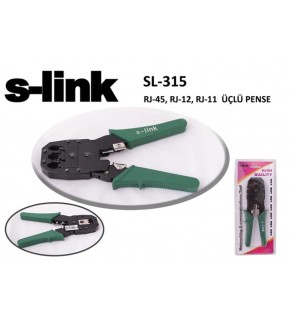 S-link SL-315 RJ-45-RJ-12-RJ-11 Üçlü Pense