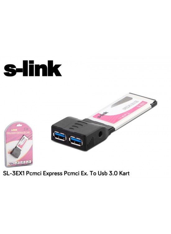 S-link SL-3EX1 Pcmci Express Pcmci Ex. To Usb3.0 Kart S-link SL-3EX1 Pcmci Express Pcmci Ex. To Usb3.0 Kart