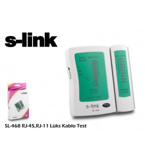 S-link SL-468 rj-45 rj-11 Lüx Kablo Test Cihazı