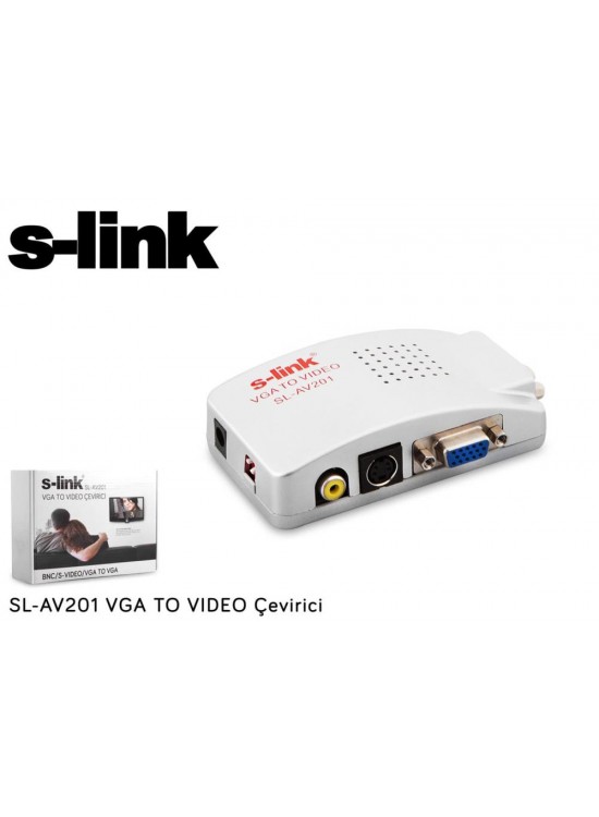 S-link SL-AV201 Vga To Video Converter S-link SL-AV201 Vga To Video Converter
