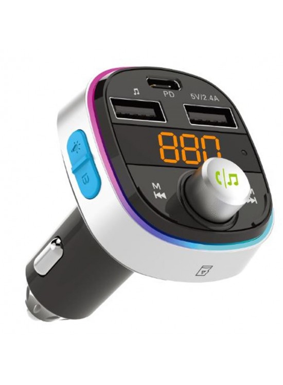 S-link SL-BT601 BT 5.3V Led Ekranlı TF, BT, USB 2 USB 2.4V Type C PD30W Hızlı Şarjlı Fm Transmitter S-link SL-BT601 BT 5.3V Led Ekranlı TF, BT, USB 2 USB 2.4V Type C PD30W Hızlı Şarjlı Fm Transmitter