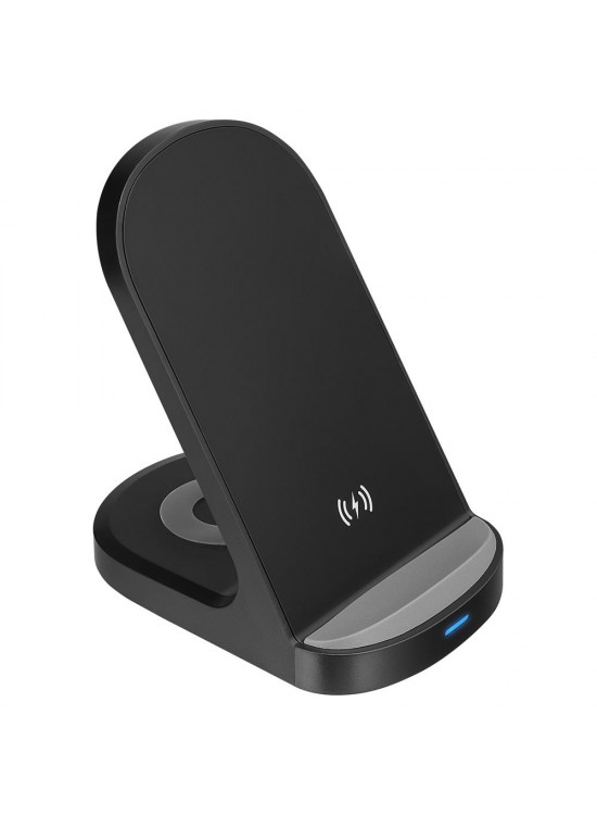 S-link SL-CW05 Mobil Telefon Uyumlu 15W LED Logo PRM Siyah Kablosuz Şarj Cihazı