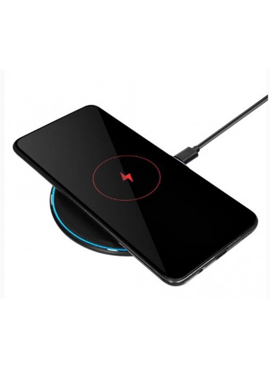 S-link SL-CWF65 Mobil Telefon Uyumlu 15W LED Logo PRM Siyah Kablosuz Şarj Cihazı