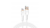 S-link SL-EC50 (SL-EC50T) 5V 2400MA Type-C Kablolu 2 USB Çıkışlı Beyaz Ev Şarj Adaptörü