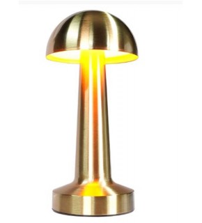 S-link SL-M9065 Lyra 1800mAh Batarya 60 Lümen Gold 3 Renk Işıklı Dokunmatik Dekoratif Masa Lambası