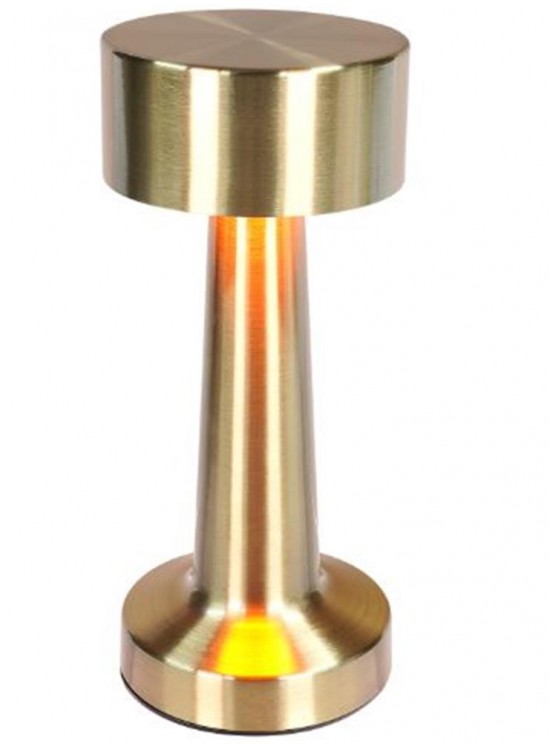 S-link SL-M9066 Aurora 1800mAh Batarya 60 Lümen Gold 3 Renk Işıklı Dokunmatik Dekoratif Masa Lambası