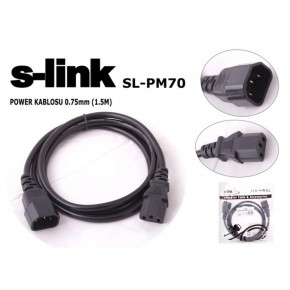 S-link  SL-PM70 1.5mt 0.75mm Power Ara Kablosu