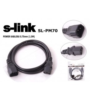 S-link  SL-PM70 1.5mt 0.75mm Power Ara Kablosu