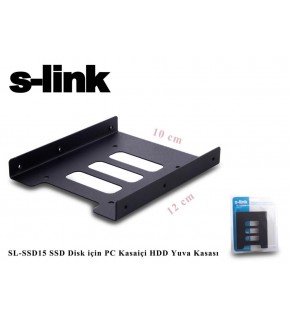 S-link SL-SSD15 Ssd Disk İçin Pc Kasa içi Hdd Yuva Kasası 2,5"-3,5"