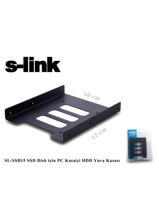 S-link SL-SSD15 Ssd Disk İçin Pc Kasa içi Hdd Yuva Kasası 2,5"-3,5"