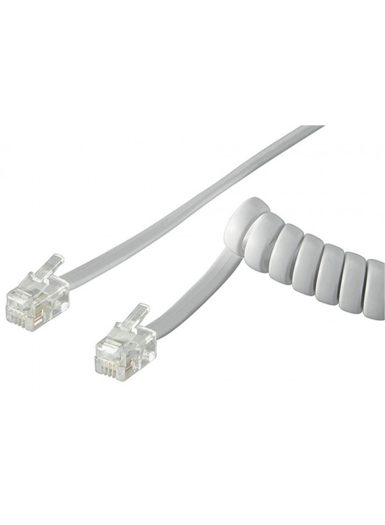 S-link SL-TEL3G 2m Telefon Ahize Beyaz Kordon S-link SL-TEL3G 2m Telefon Ahize Beyaz Kordon