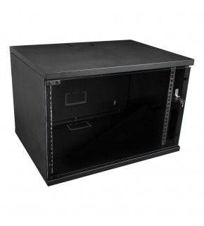 S-link SL-U12 Yeni Nesil 12U Soho Rack Kabin W 530mm D 400mm Siyah