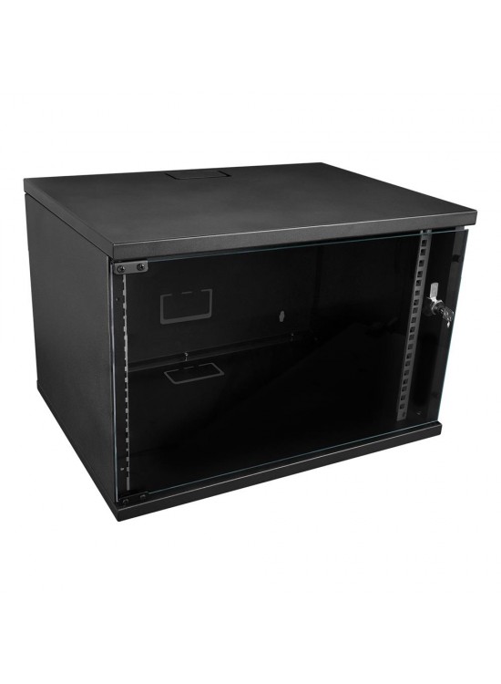 S-link SL-U12 Yeni Nesil 12U Soho Rack Kabin W 530mm D 400mm Siyah