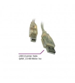 S-link sl-u2015 1.5mt 2.0 Usb Yazıcı Kablosu