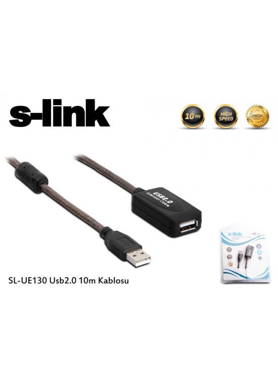 S-link SL-UE130 10mt Usb 2.0 Extender Usb Uzatma Kablosu