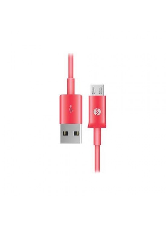 S-link SMG-140 1.3a Micro Usb pembe Data+Şarj Kablosu