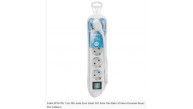 S-link SPG-F05 1.5m 306 Joule Euro Soket 3G1.0mm Tam Bakır 5li Akım Korumalı Beyaz Priz Çoklayıcı