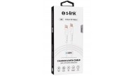 S-link SW-C130 1m 60W TypeC to TypeC Hızlı Data + Sarj Kablosu