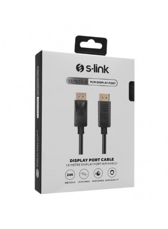 S-link SW-SGG030 1.5m Display Port M-M Kablo S-link SW-SGG030 1.5m Display Port M-M Kablo