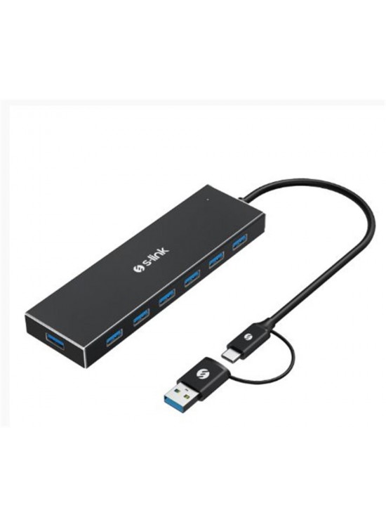 S-link SW-U317 USB 3.0 7 Port Hub Çevirici Adaptör