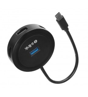 S-link SW-U340 4 Port Usb 3.0 Gri Type-C Hub