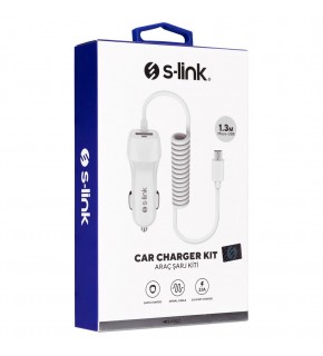 S-link Swapp SW-C535 1 Usb + Micro Usb 12-24V 3.1A Kablolu Araç Şarj Cihazı