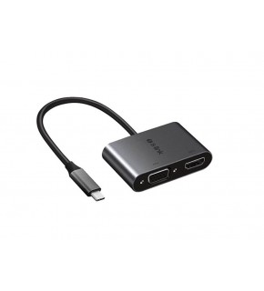 S-link Swapp SW-U516 4K@30Hz TypeC to HDMI + VGA Adaptör
