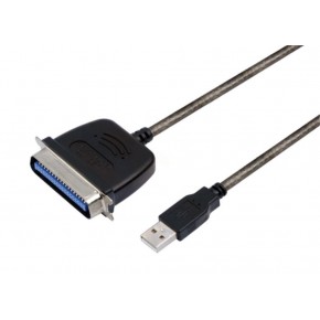 S-link Swapp SW-U614 Siyah USB to Parallel (CN36M) Kablo