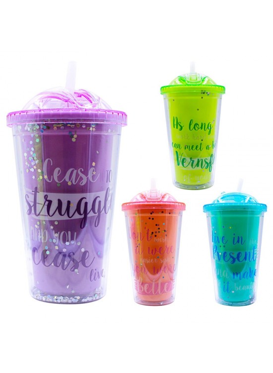 Şahin PM-2004 Korumalı Pipetli Bardak Matara 450Ml