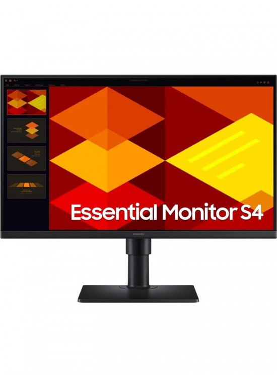 Samsung 24” Essential S4 LS24D400GAUXUF 5ms 100hz Vesa 2xHDMI DisplayPort Pivot Monitör