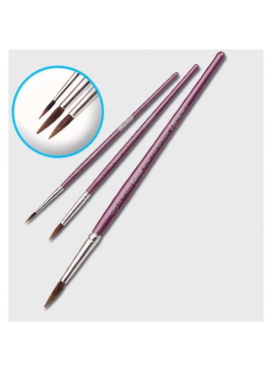 Samur Fırça Sulu Boya Extra Kalem Midilli Kıl 03 (1 Adet)