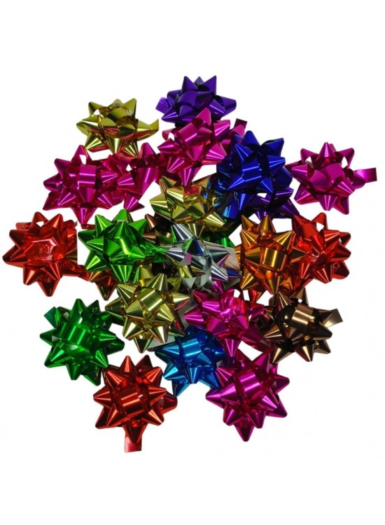 San Fiyonk Yıldız No 2 Metalik Karışık 100 Lü