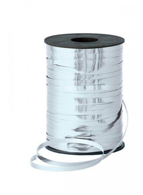 Metalik Rafya 8mmx200mt Gümüş