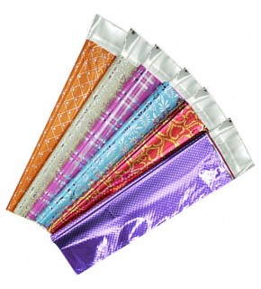 San Metalize Poşet 100 lü 7X35 Desenli