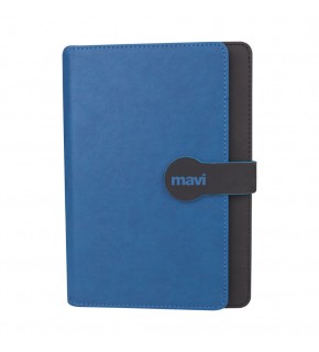 SARAY LACİVERT TARİHSİZ DEFTER (15X21 CM)