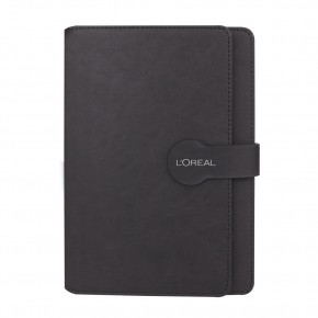 SARAY SİYAH TARİHSİZ DEFTER (15X21 CM)