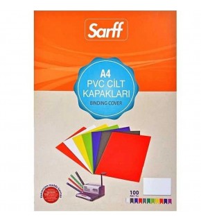 Sarff Cilt Kapağı Plastik Opak A4 160 MIC Beyaz 15201012 (1 Adet)