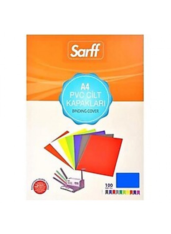 Sarff Cilt Kapağı Plastik Opak A4 160 MIC Mavi 15201014 (1 Adet)