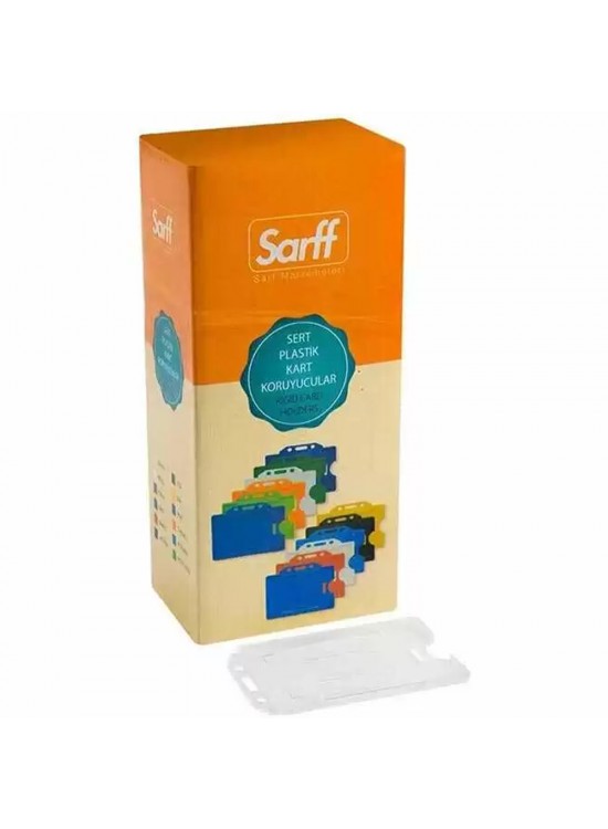 Sarff Kart Kabı Muhafaza Dikey Şeffaf 15323025 (1 Adet)