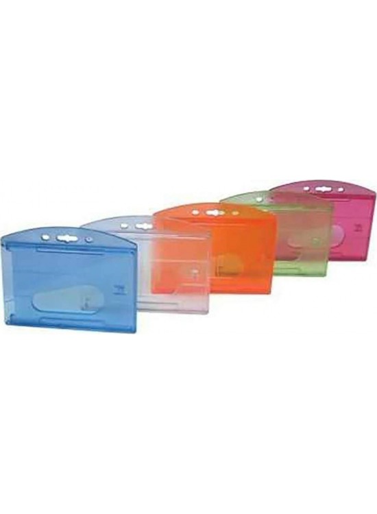 Sarff Kart Kabı Muhafaza Yatay Çift Hazneli Şeffaf 15323036 (1 Adet)